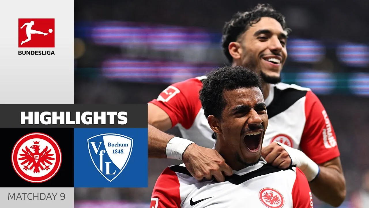 Francfort est IMPARABLE ! | Eintracht Francfort – VfL Bochum | Faits saillants | 9ème journée – Bundesliga