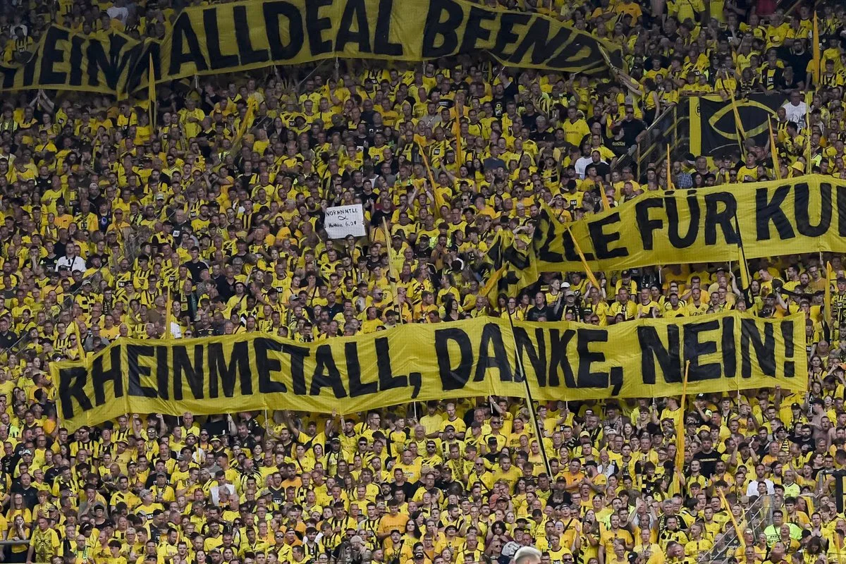Les délégués du Borussia Dortmund votent contre le parrainage de la société d’armement Rheinmetall