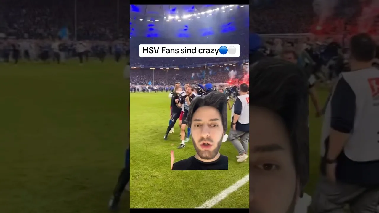 HSV Fans sind heftig⚪️🔵😱 #hsv #bundesliga #fußball #ersinabel #viralshort #fürdich #deutsch #fyp