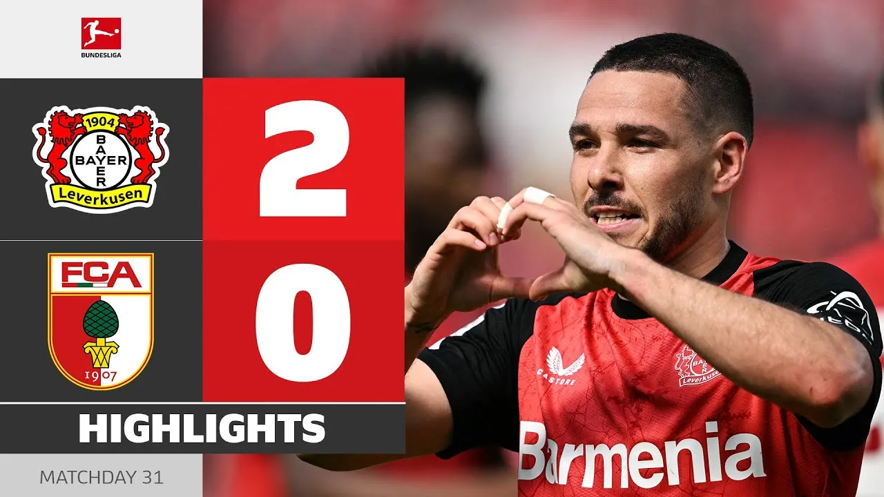 Titre-Dream vit! | Bayer 04 Leverkusen – FC Augsburg | Faits saillants | MD 31 – Bundesliga 2024/25