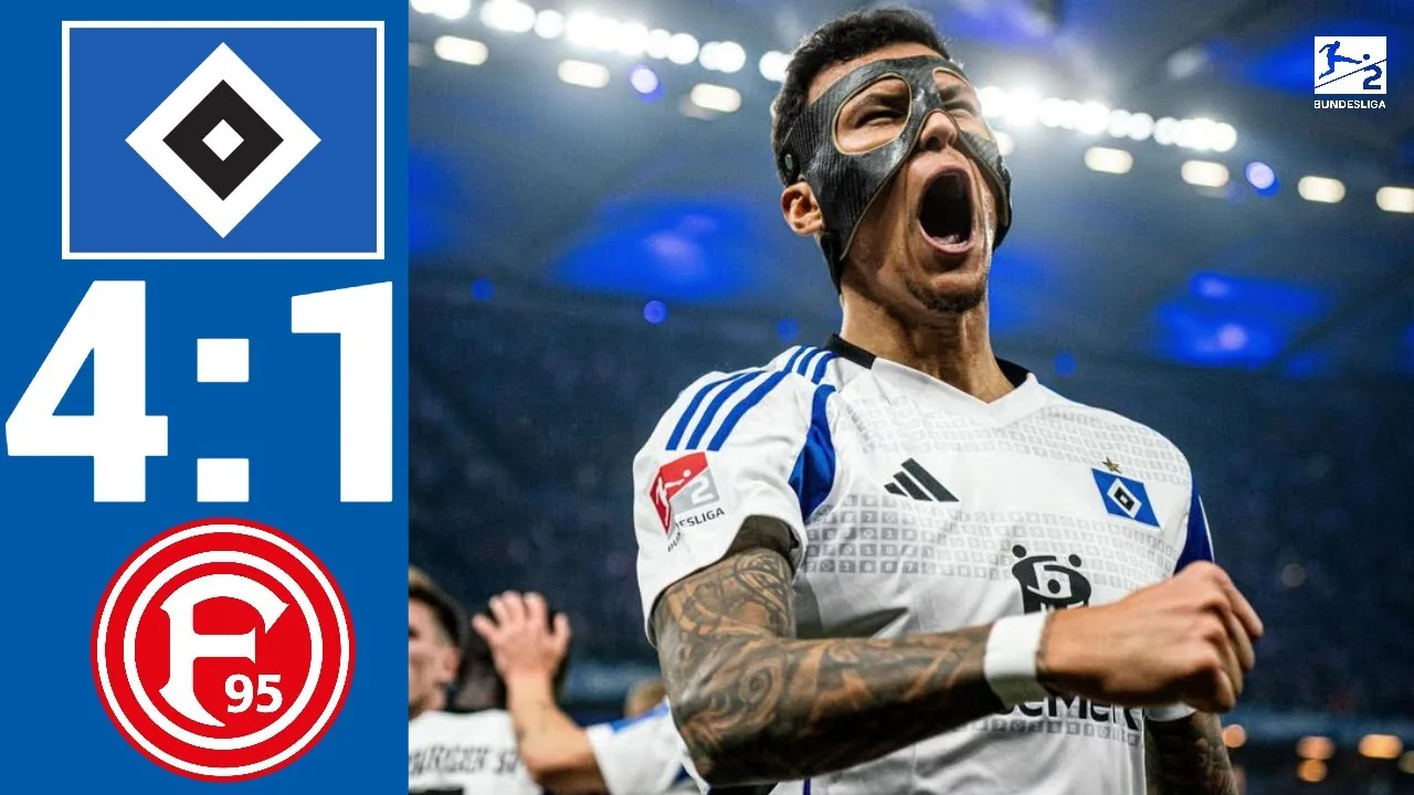 HSV – Fortuna Düsseldorf 4:1 Hightlights | 2. Bundesliga – 2024/2025