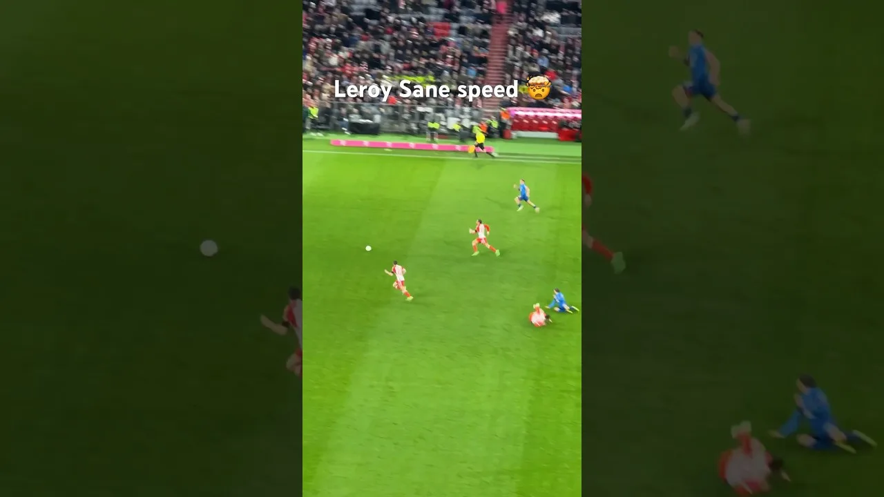 This Speed 😳 #leroysane #sane #fcbayern #fcbayern #bundesliga #bundesliga #dribbling #musiala #fy