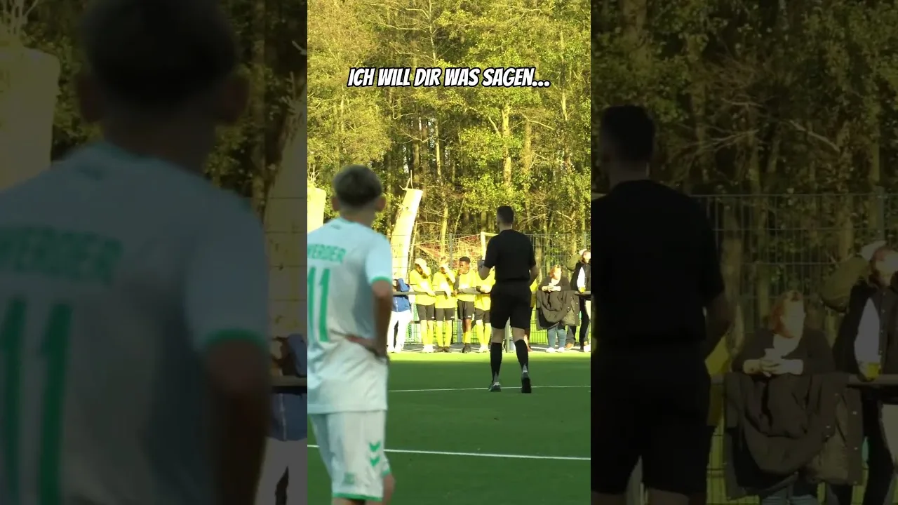 Richtig entschieden? 😳 #fussball #fußball #fussbal #bundesliga #jugendfussball #soccer #werder