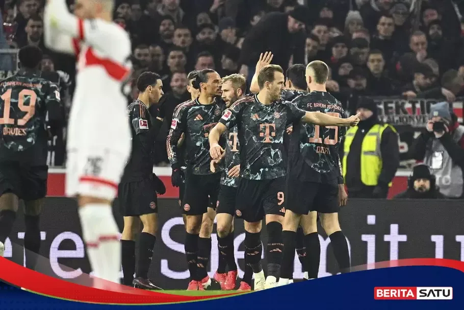 Les résultats de Stuttgart vs Bayern Munich 1-3, Die Roten Kian Kian robuste au sommet de la Bundesliga