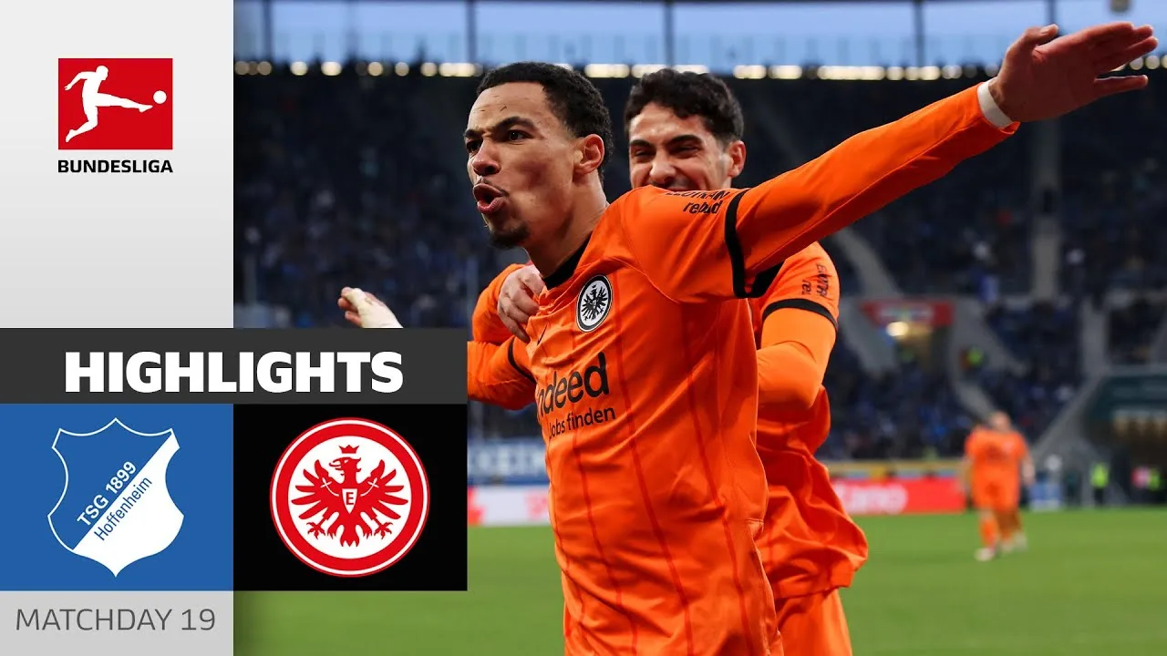 Le but de la 95e minute gâche la fête d’Ekitiké | TSG HOffenheim – Eintracht Frankfurt 2-2 | Faits saillants | MD19