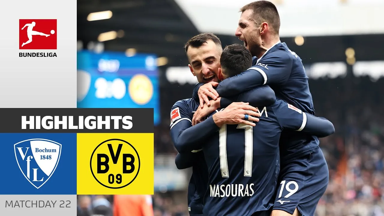 Bochum Shocks BVB! | VFL Bochum 1848 – Borussia Dortmund 2-0 | Faits saillants | MD 22 – Bundesliga 24/25