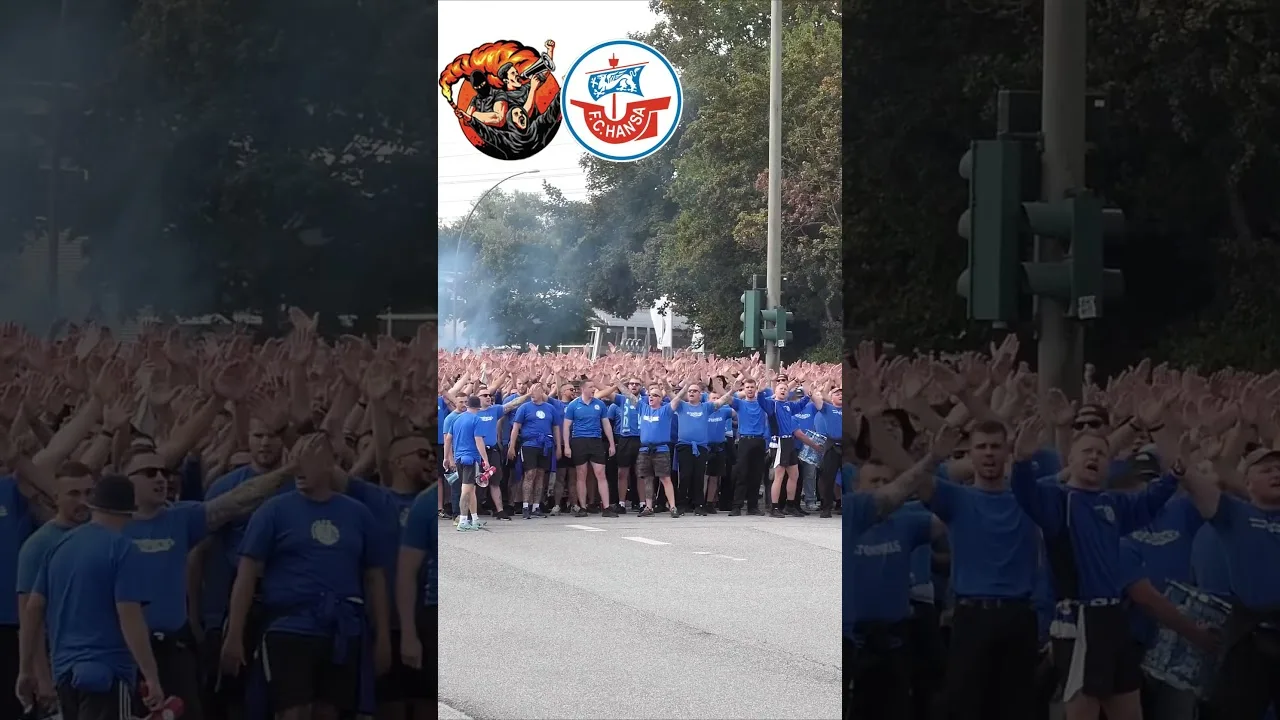 HANSA ROSTOCK ULTRAS  #football #ultras #bundesliga #ultraslife #footballclub #derby #soccer