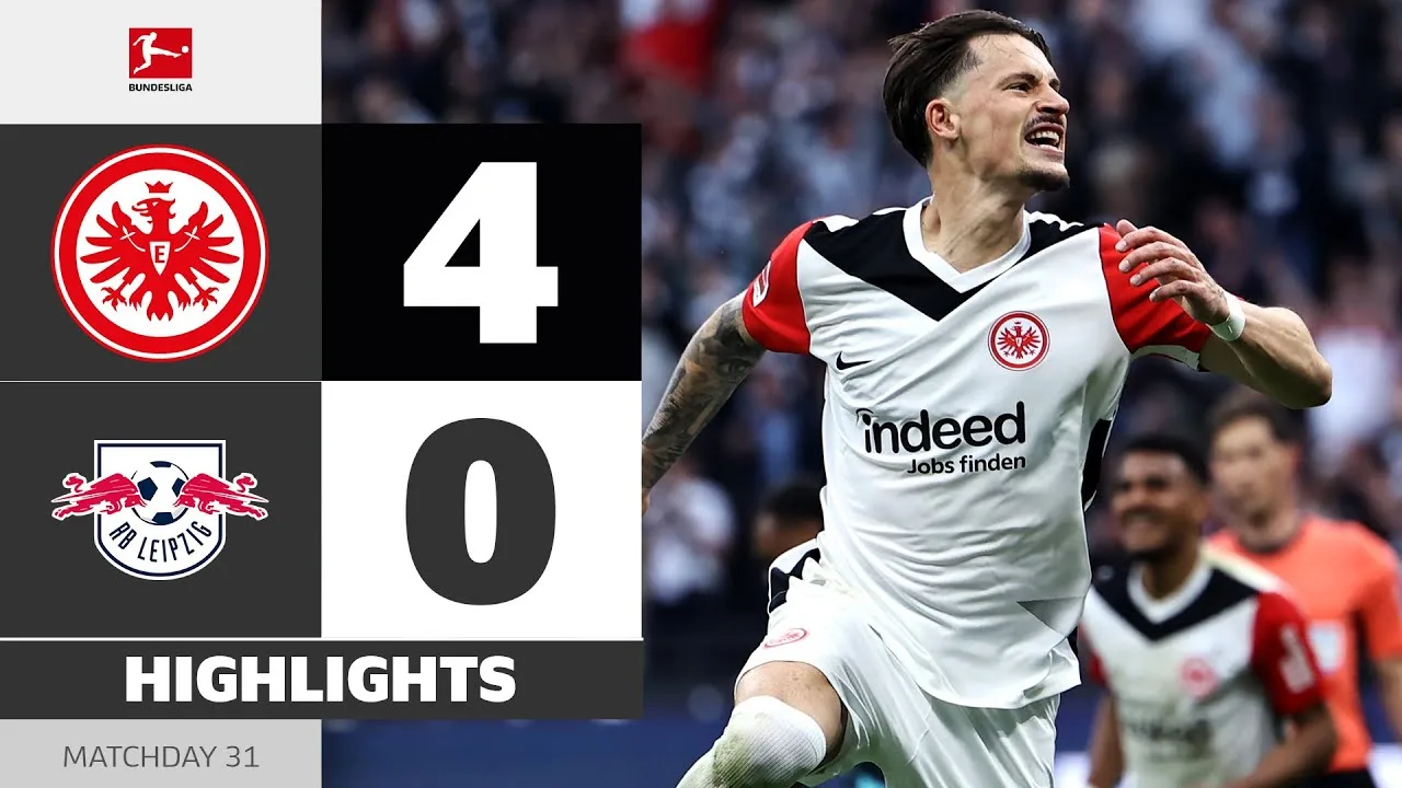 Énorme victoire pour Francfort! | Eintracht Frankfurt – RB Leipzig | Faits saillants | Matchday 31 – Bundesliga