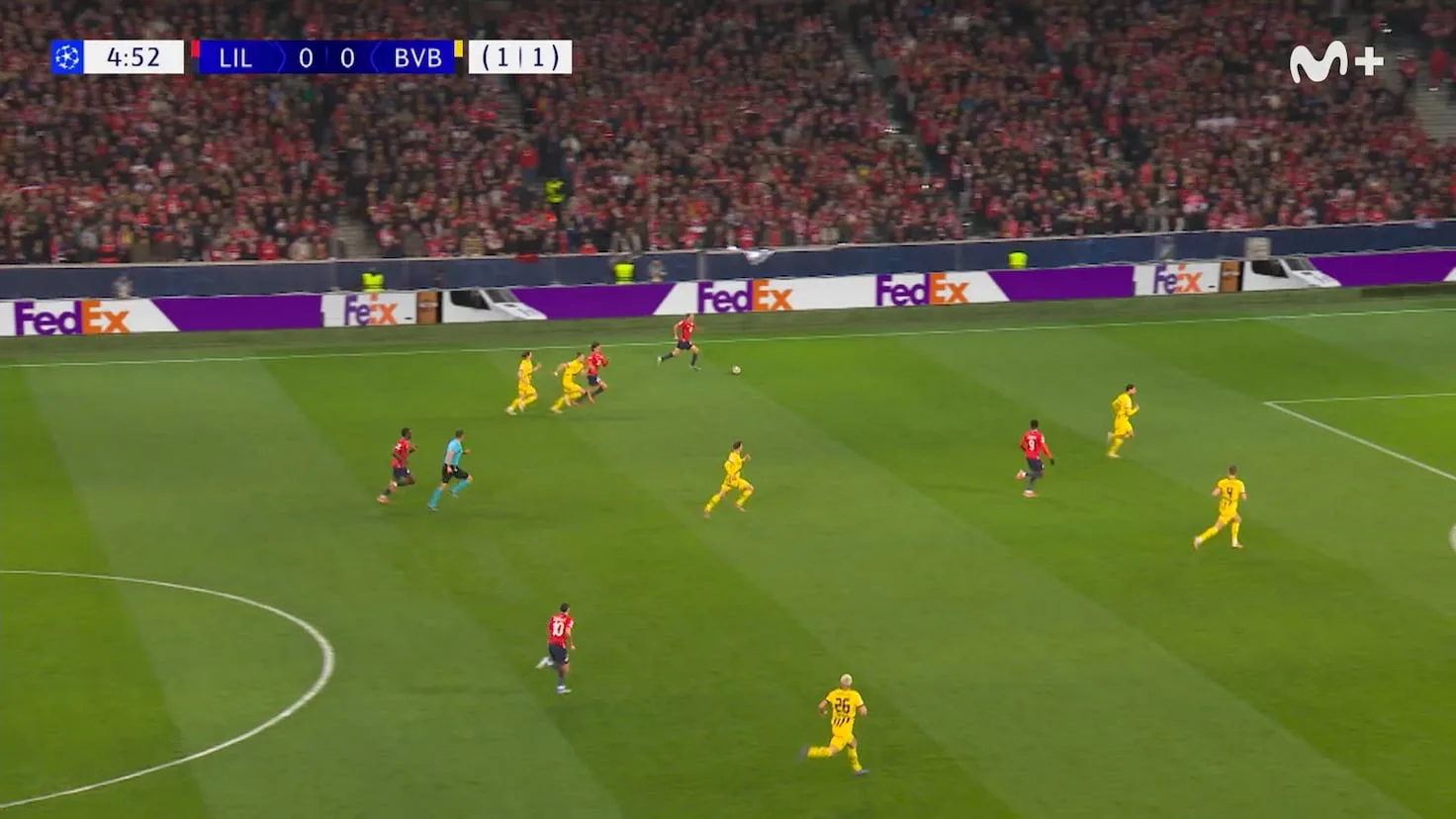 Résumé et objectifs de Lille vs Borussia Dortmund, ronde de 16 de la Ligue des champions – As.com