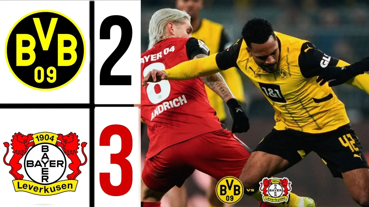 Leverkusen contre Dortmund 3-2 | Bayer Leverkusen contre Borussia Dortmund | Faits saillants et objectifs de la Bundesliga