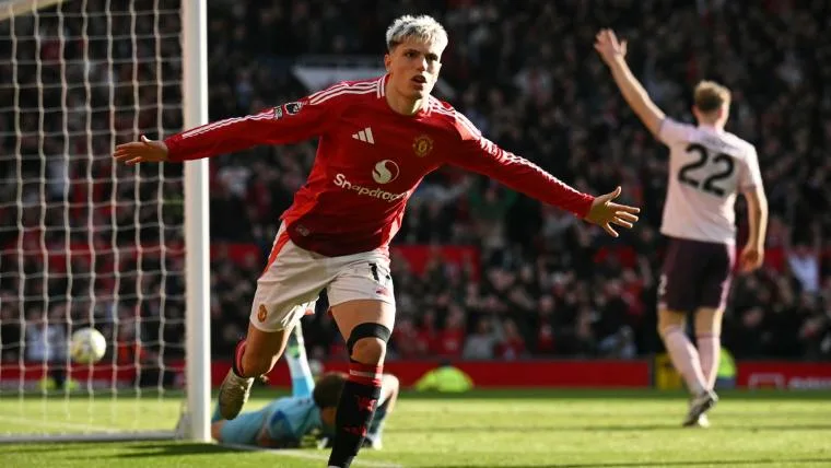Man United Wait sur la décision de transfert d’Alejandro Garnacho en tant que Napoli Chase Bundesliga Star