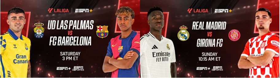 Les demi-finales de Laliga, Bundesliga, Copa del Rey, et plus encore sur les plates-formes ESPN ce week-end jusqu’au mercredi
