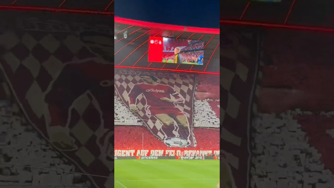 Franz Beckenbauer Choreo Allianz Arena #legend #beckenbauer #fcbayern #münchen #bundesliga #choreo