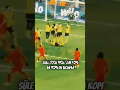 Süle doch nicht am Kopf getroffen worden. #fußball #dortmund #bayern #sport #bundesliga