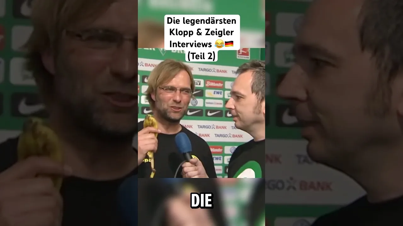 Die legendärsten Klopp & Zeigler Interviews 😂🇩🇪(Teil 2) #klopp #jürgenklopp #zeigler #bundesliga