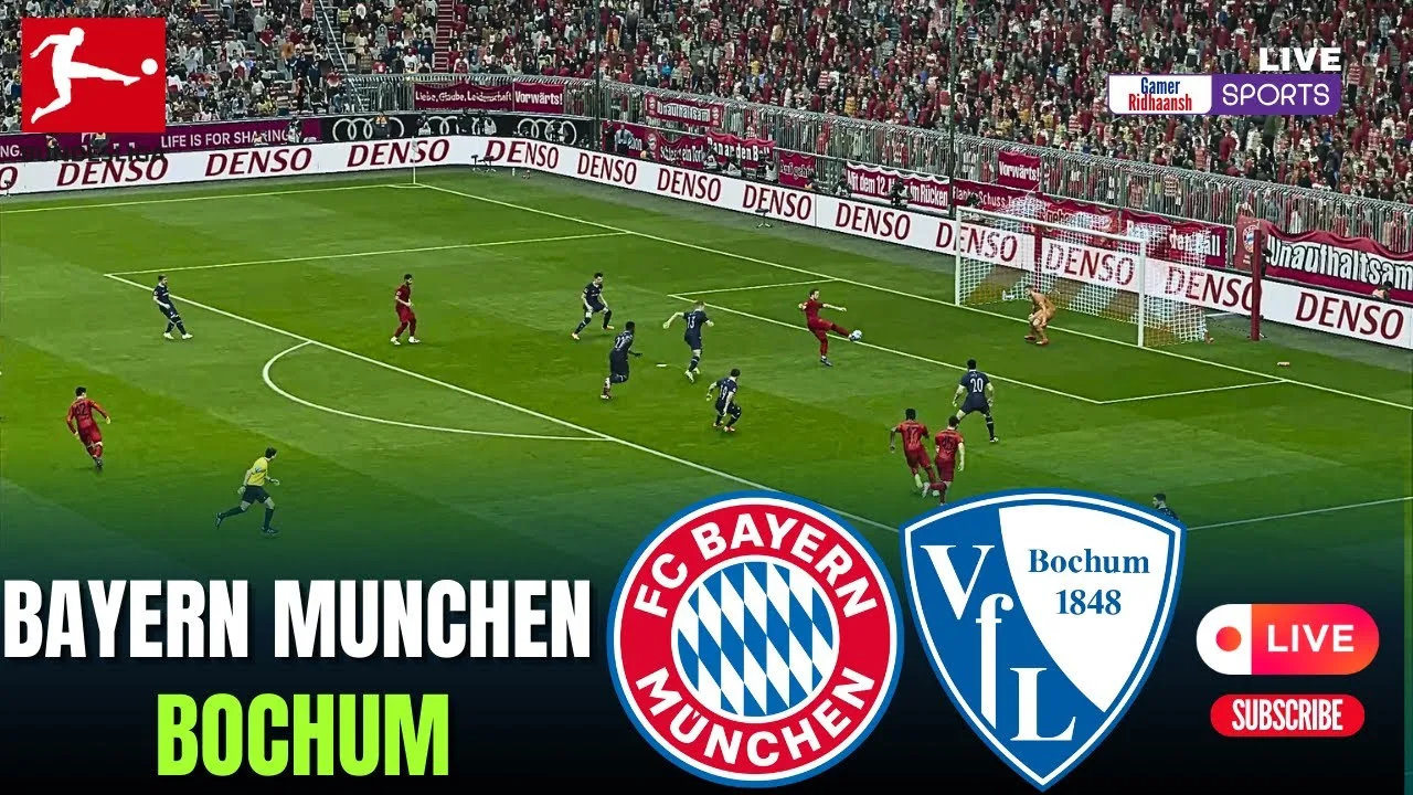 Bayern Munich vs Bochum Live | Bundesliga 2024/25 I Simulation de jeux vidéo