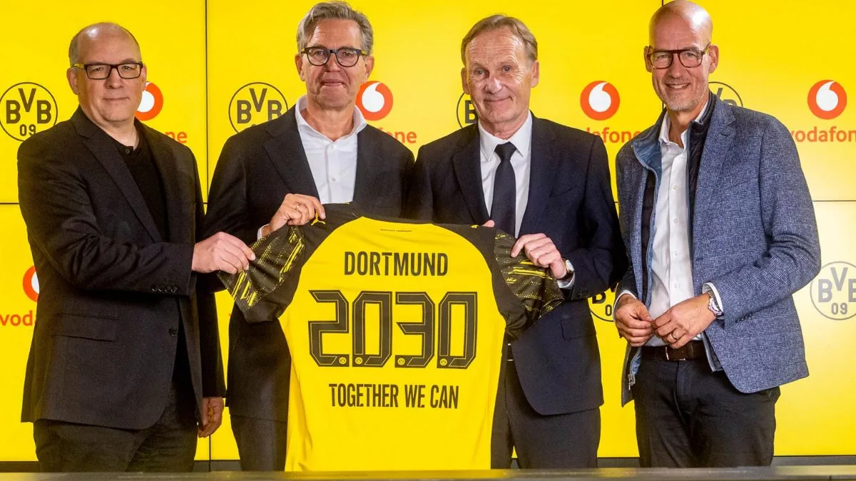 Borussia Dortmund: Vodafone en tant que nouveau sponsor principal