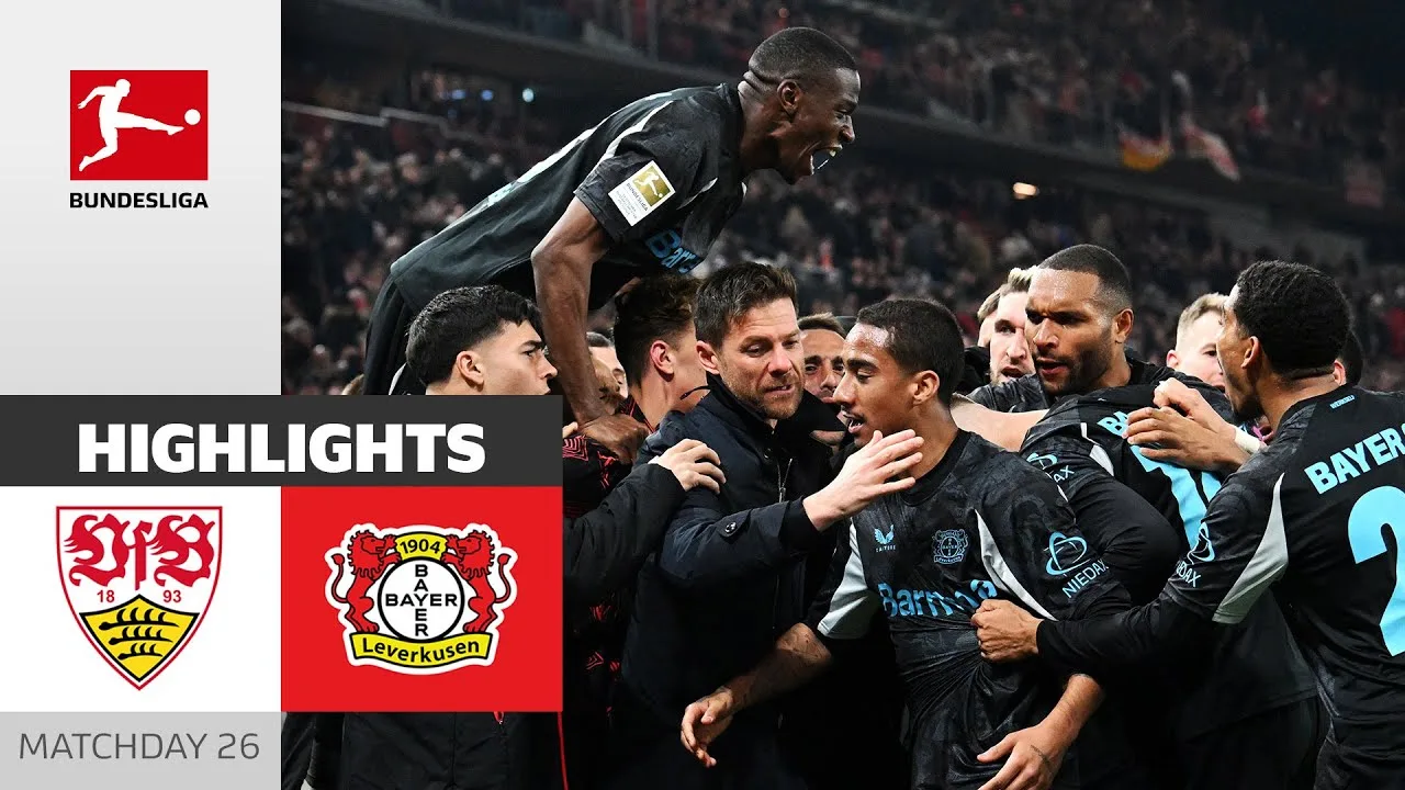 Victoire dramatique en temps de blessure! | VFB Stuttgart – Bayer 04 Leverkusen | Faits saillants | MD 26 – 2024/25