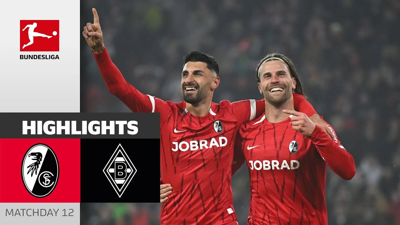Höler mène Fribourg à la victoire ! | SC Fribourg – Borussia M’gladbach 3-1 | Faits saillants | Bundesliga
