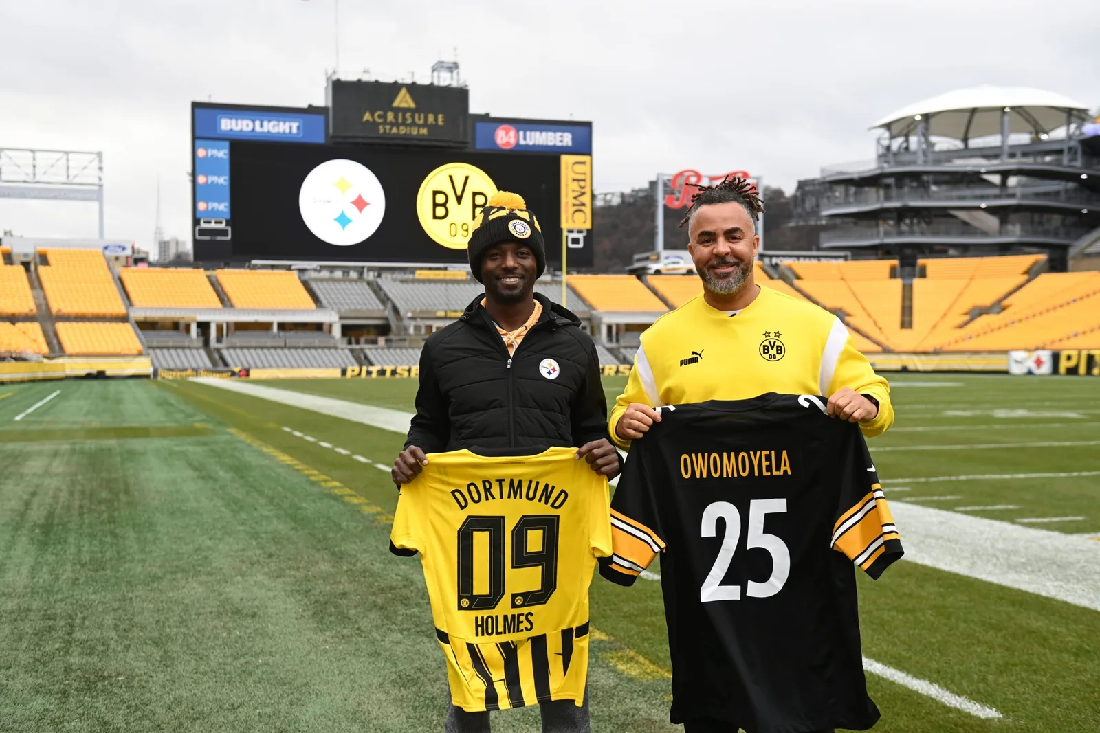 Steelers, Borussia Dortmund unir leurs forces en partenariat
