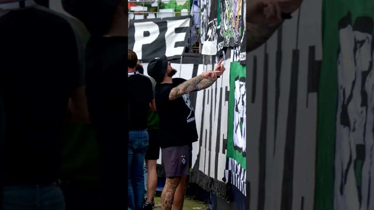 Als die eigenen Fans sich gegen die Ultras stelten #ultras #bundesliga #fußball #vfl #borussia #bmg