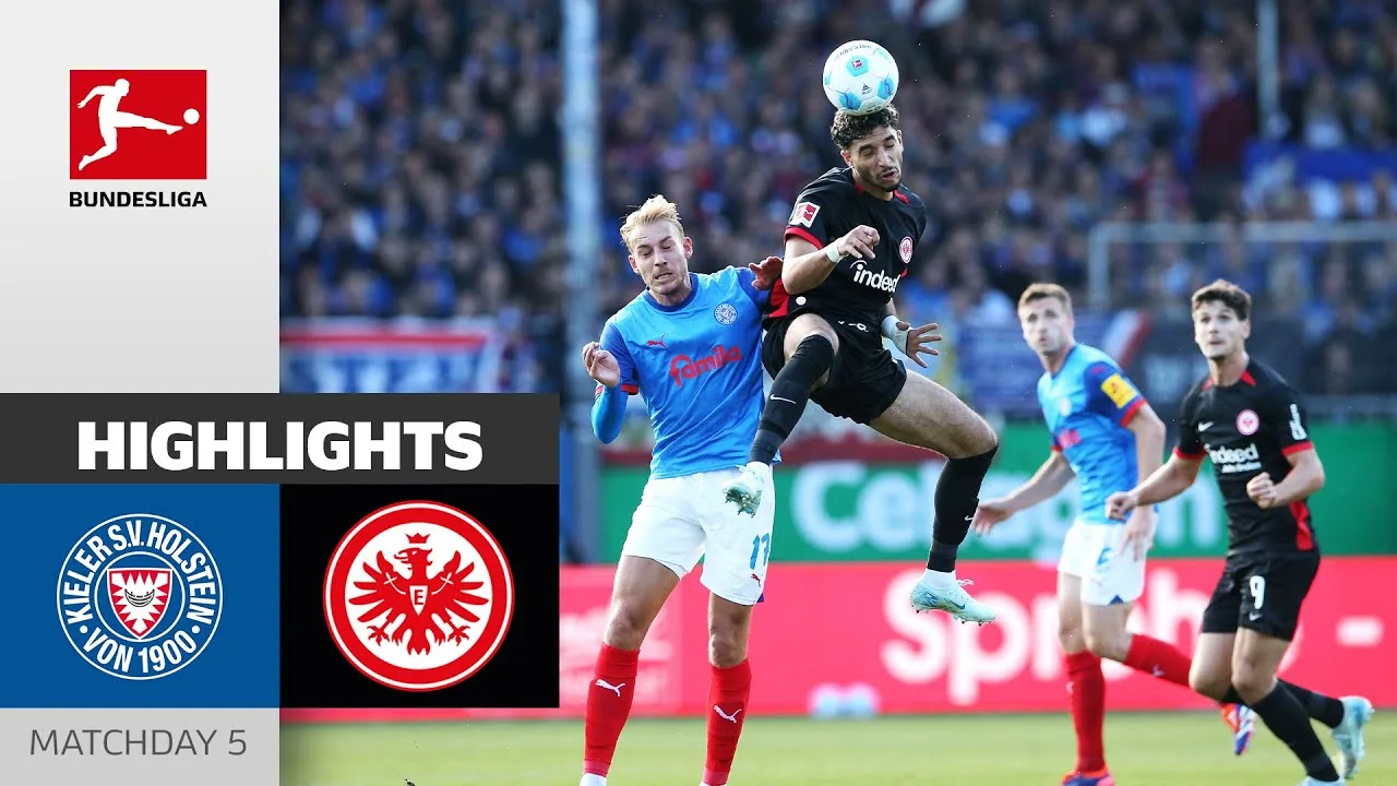 Francfort sur une lancée ! | Holstein Kiel – Eintracht Francfort 2-4 | Faits saillants | 5ème journée – BULI