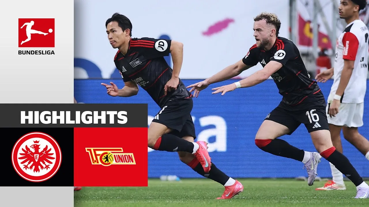 Finition turbulente! | Eintracht Francfurt – 1. FC Union Berlin 1-2 | Faits saillants | MD 25 – Bundesliga