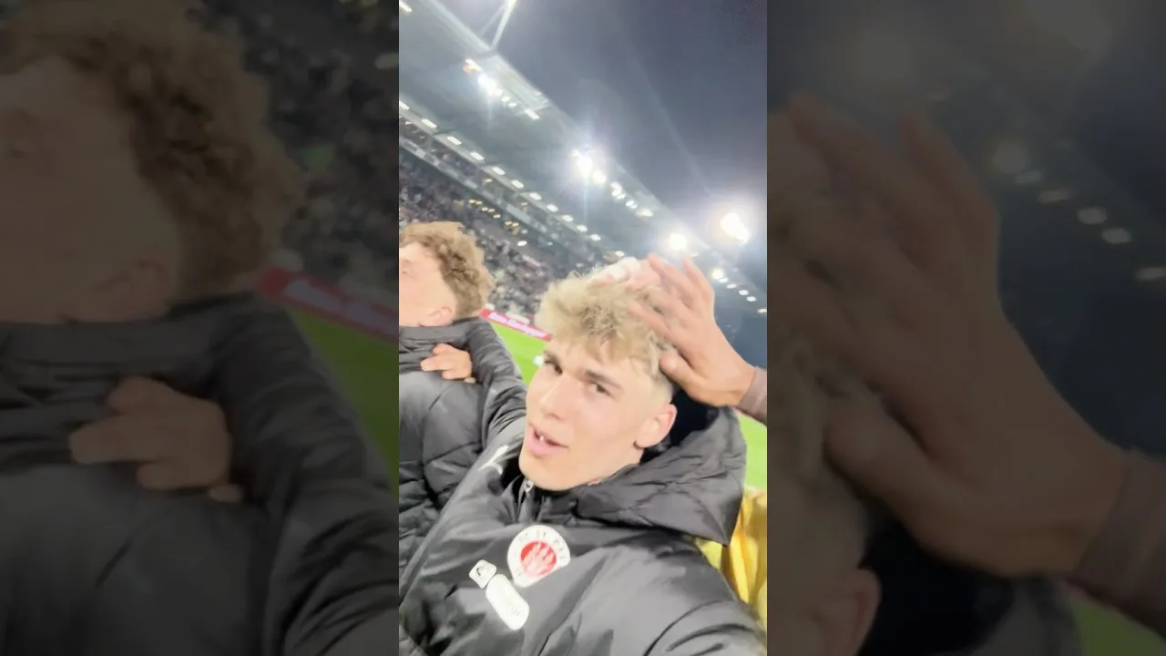 Grüße von Noah und den Jungs 😍🏴‍☠️ #fcsp #bundesliga #stpauli