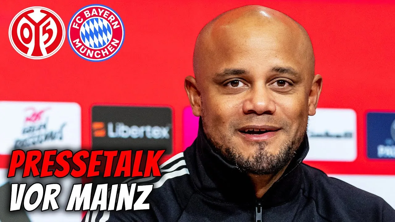 EN DIRECT 🔴 Conférence de presse avec Vincent Kompany avant Mayence 05 – FC Bayern | Bundesliga