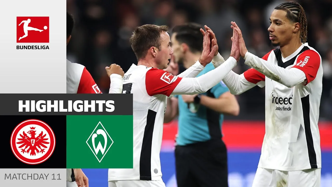 Götze remporte la victoire ! | Eintracht Francfort – Werder Brême 1-0 | Faits saillants | MD11 – Bundesliga