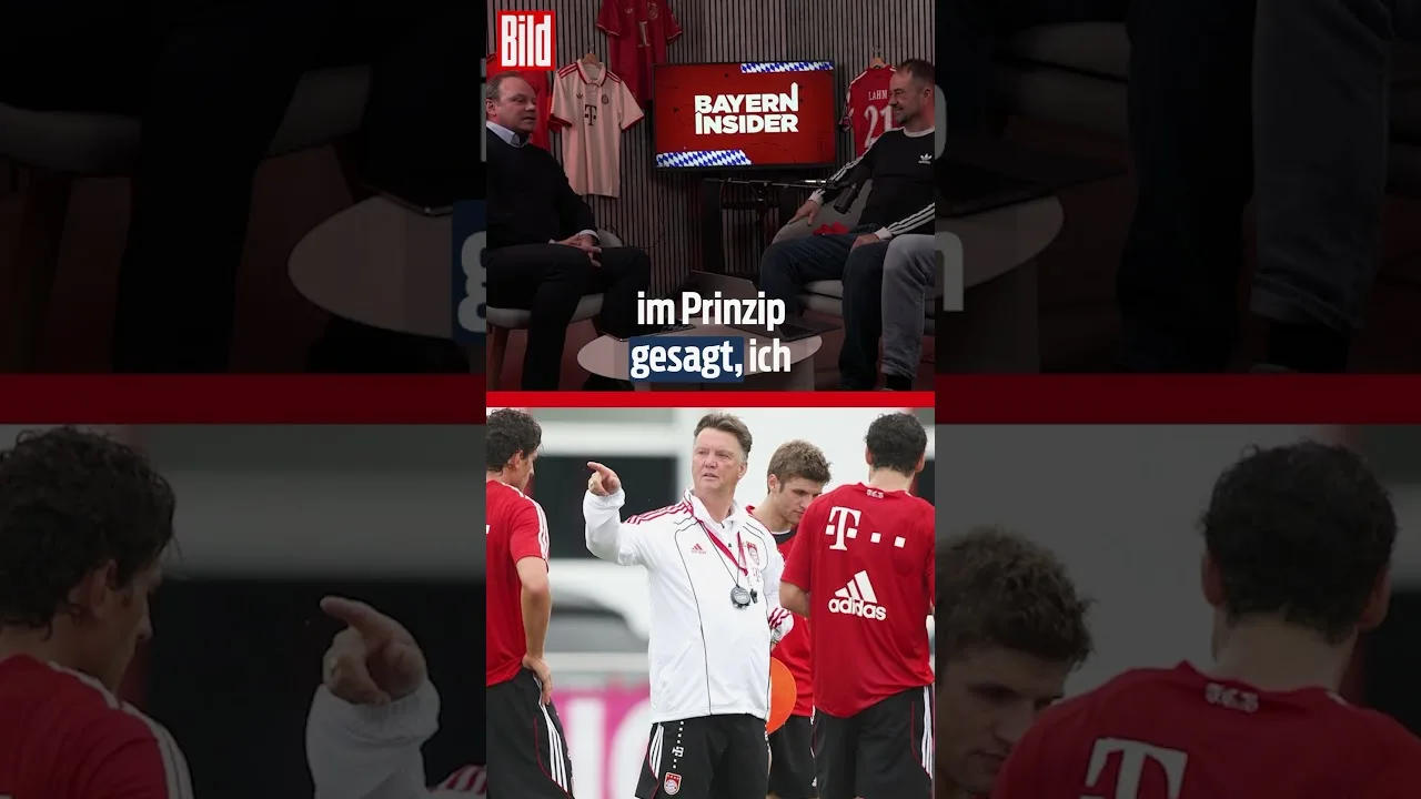Podcast Bayern Insider: Van Gaals „Willy“-Einlage vor dem Team