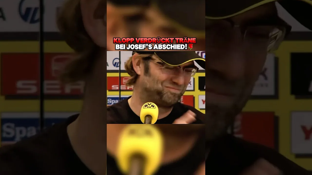Klopp wird emotional bei Josef’s letzten Worten🙌 #bundesliga #football #interview