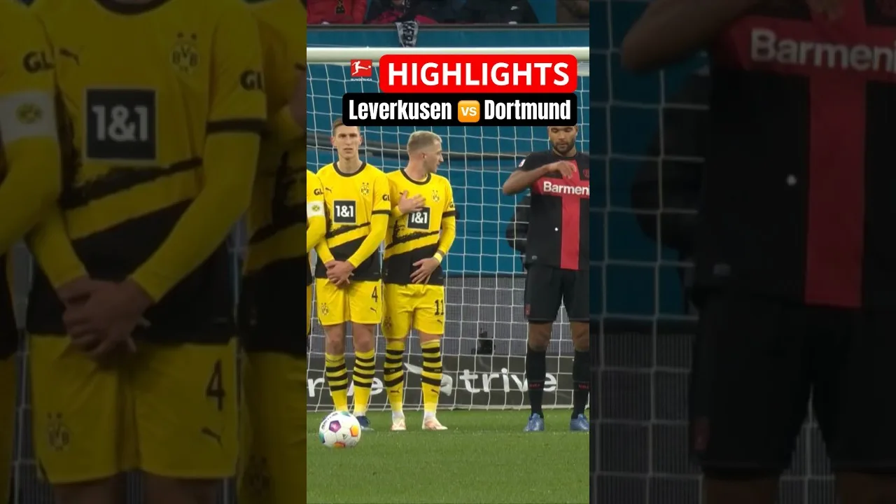 FAITS SAILLANTS ⚽️ Meilleur divertissement de Bundesliga ! • Bayer Leverkusen 🆚 Borussia Dortmund