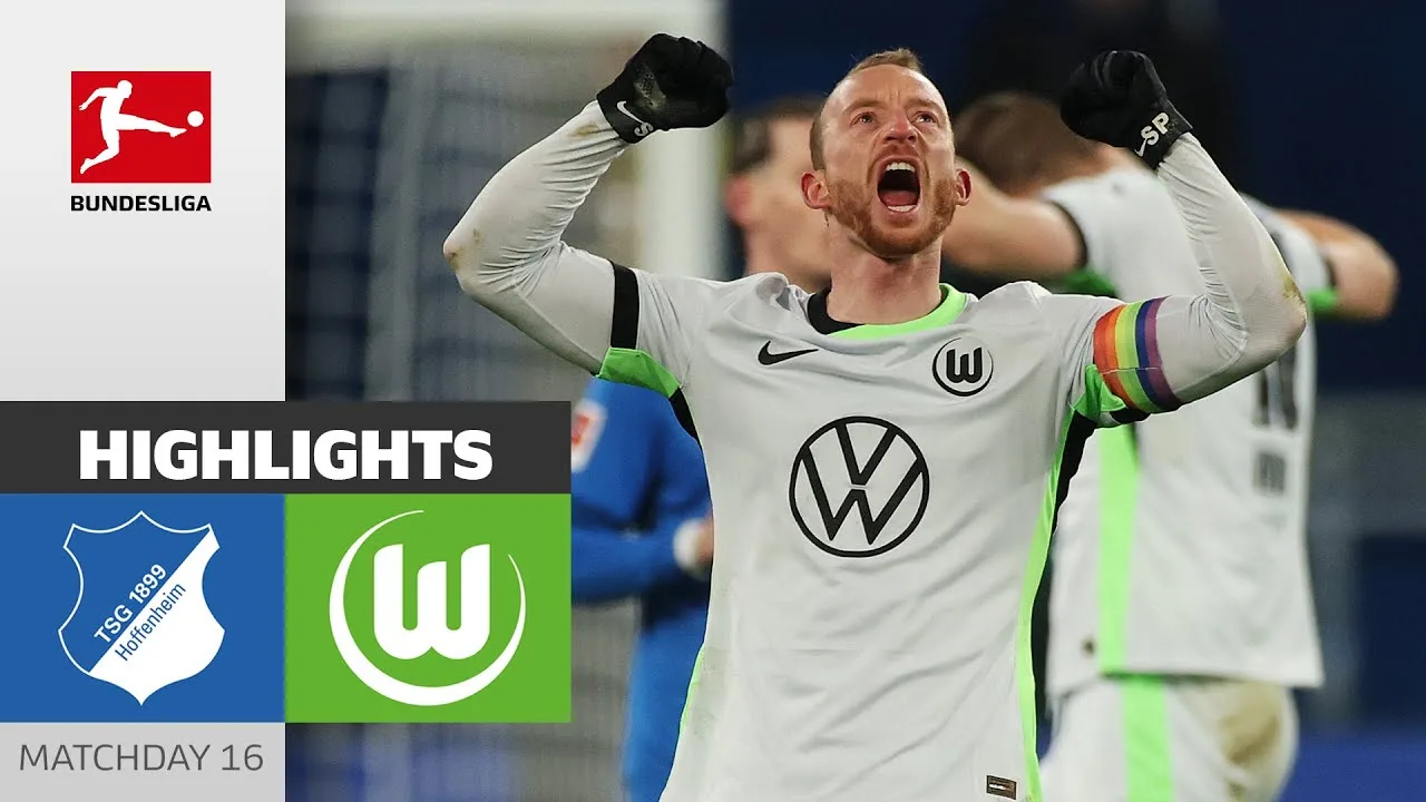 3 points sur la route ! | TSG Hoffenheim – VfL Wolfsbourg 0-1 | Faits saillants | 16e journée – Bundesliga