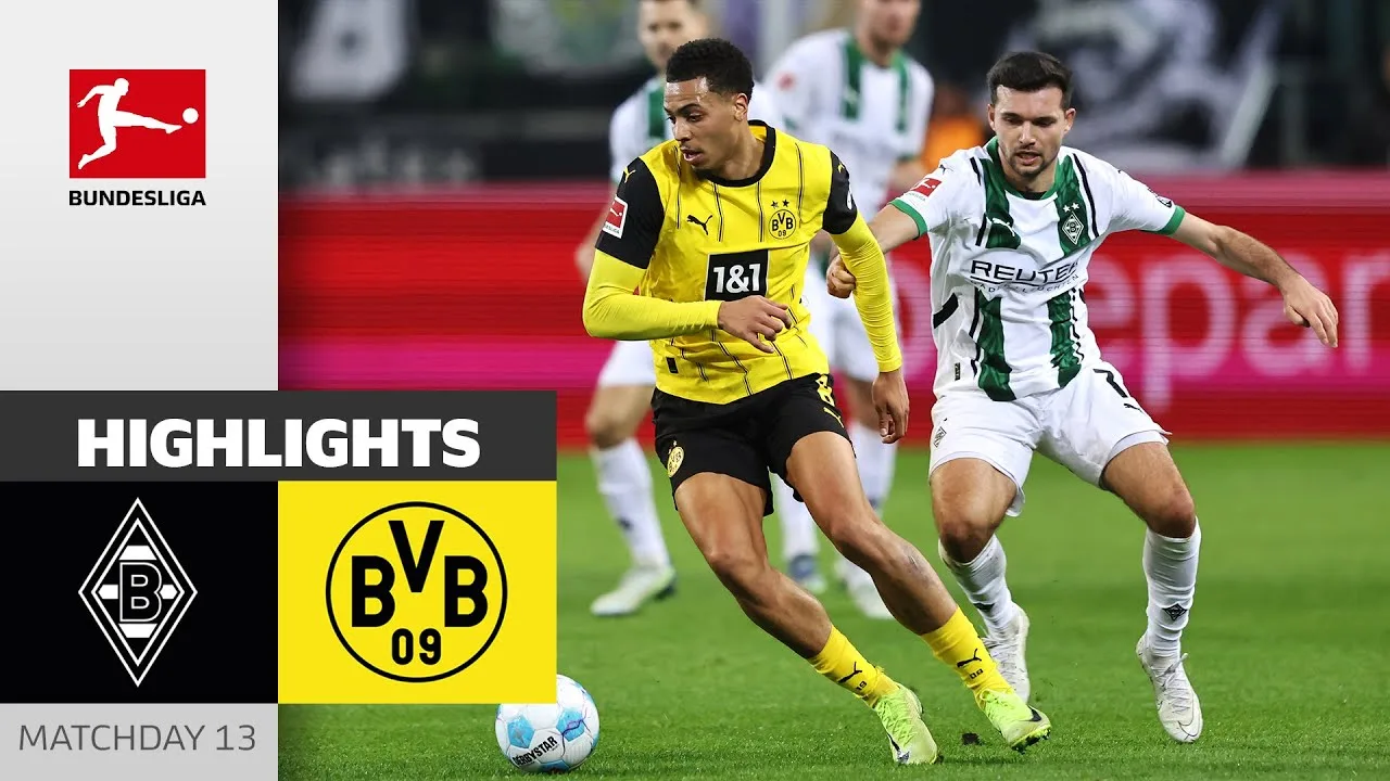 Gladbach sécurise le point contre le BVB ! | Borussia M’gladbach – Borussia Dortmund 1-1 | Bundesliga