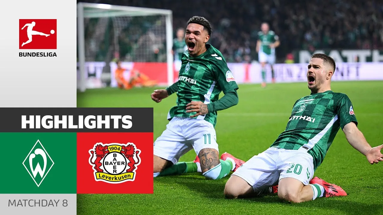 Brême vient deux fois par derrière | Werder Brême – Bayer Leverkusen | MD8 – Bundesliga 2024/25