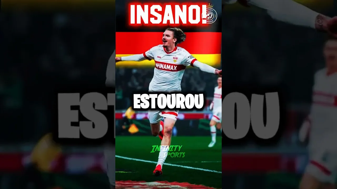 Ce fou est le nouveau Peter Crouch !! 🔥😱 #STUTTGART #WOLTEMADE #BUNDESLIGA #FUTEBOL #FUTBOL #SHORTS