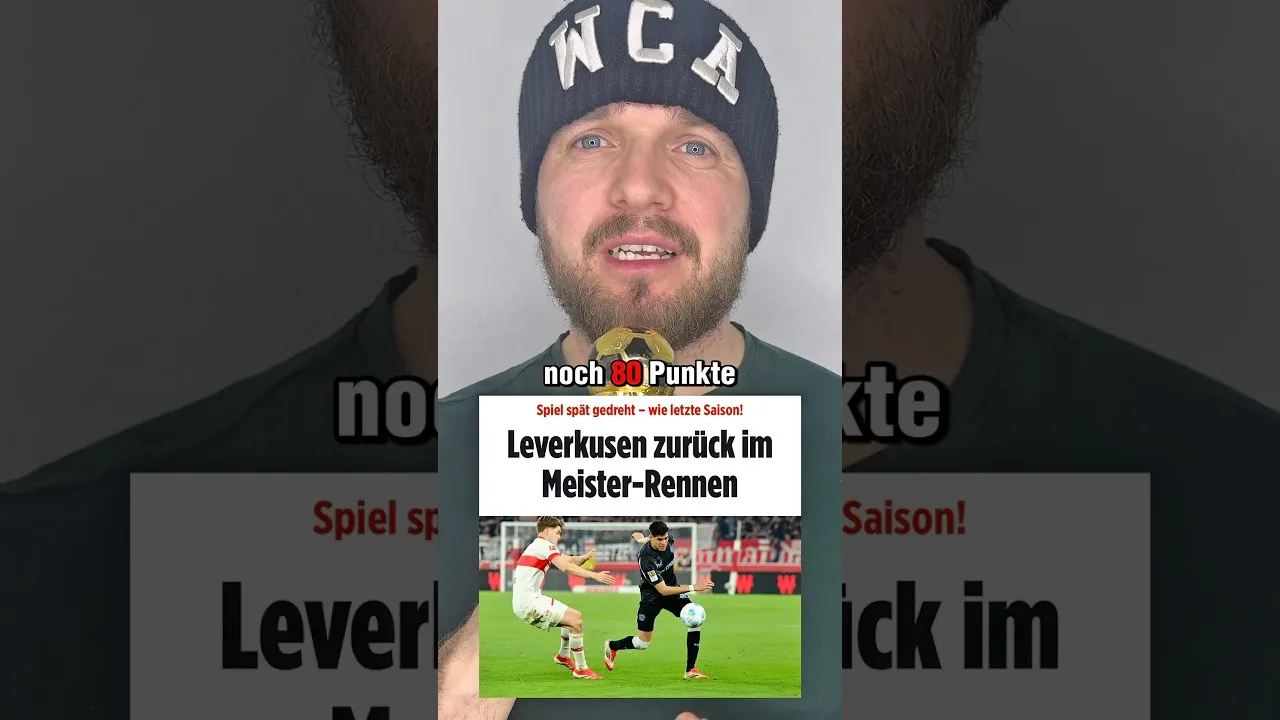 Kann Leverkusen noch auf 80 Punkte kommen ? #fussball #bundesliga #bayerleverkusen
