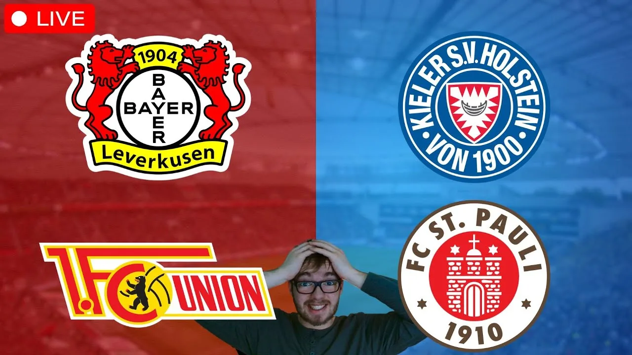 Bayer Leverkusen – 1. FC Union Berlin | Holstein Kiel – FC St. Pauli | Bundesliga en direct