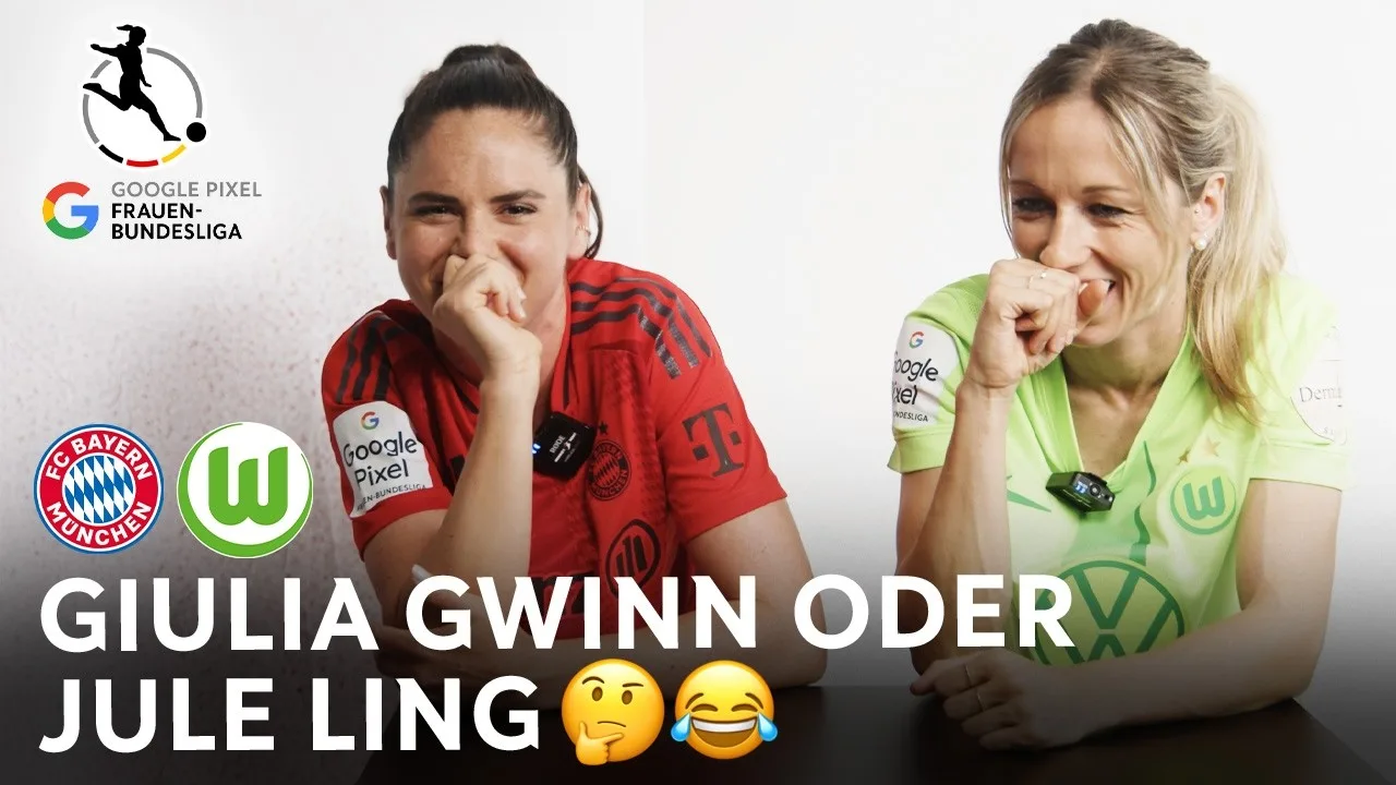 Le premier défi de jeu | Sarah Zadrazil 🆚 Kathy Hendrich | Google Pixel Frauen-Bundesliga