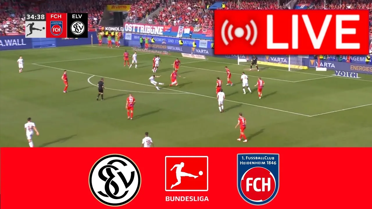 🔴[LIVE] Sv Elversberg – 1. FC Heidenheim | Playoffs de relégation de Bundesliga 2024/25 | Jouez en direct aujourd’hui!