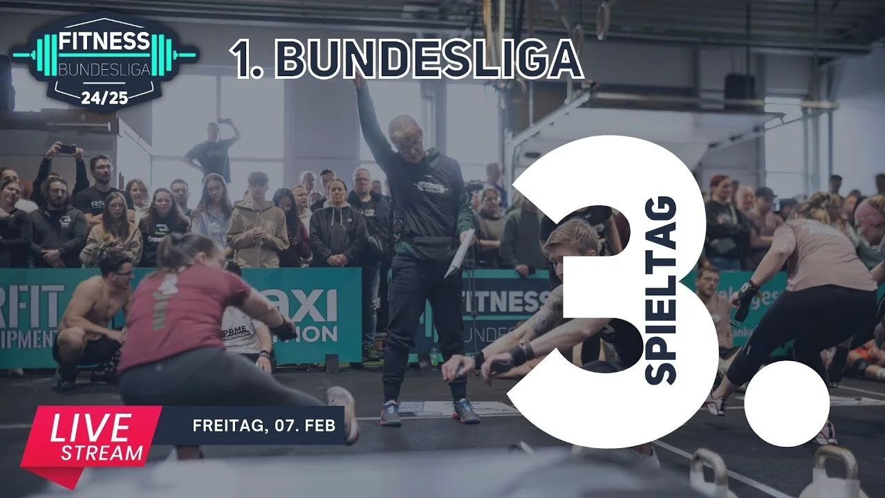 3ème journée – Fitness Bundesliga 24/25 – Re -Live
