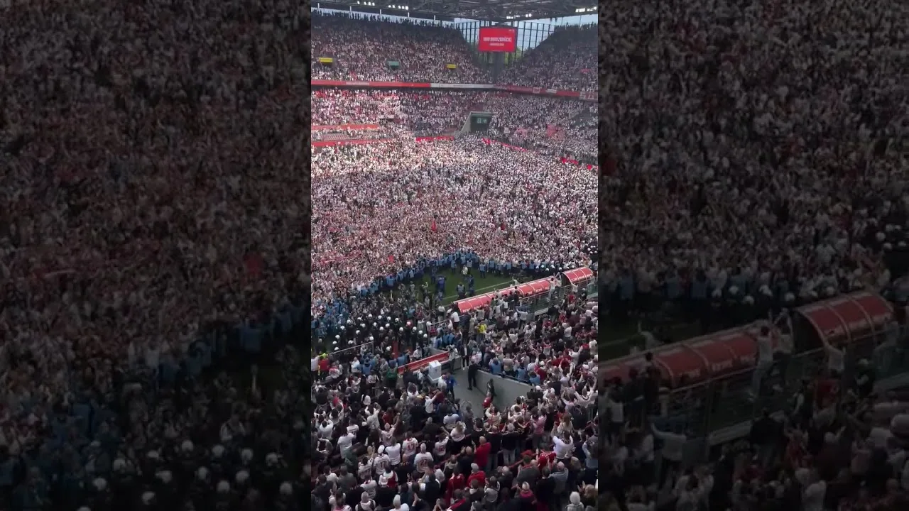 Der 1.FC Köln ist Meister der 2.Liga 🔴⚪️ #bundesliga #effzeh #ultras #fussball