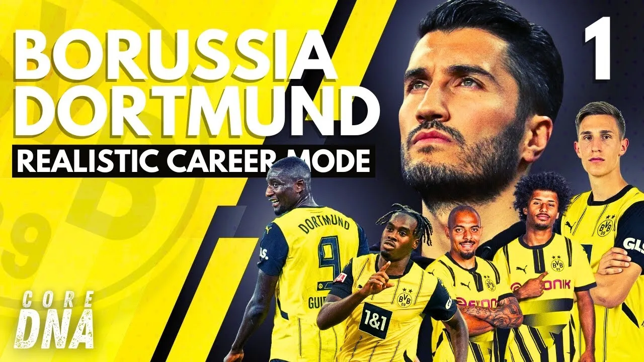 Nous venons pour la Bundesliga ! | Mode carrière réaliste de Dortmund | EA FC25 | Ép. 1