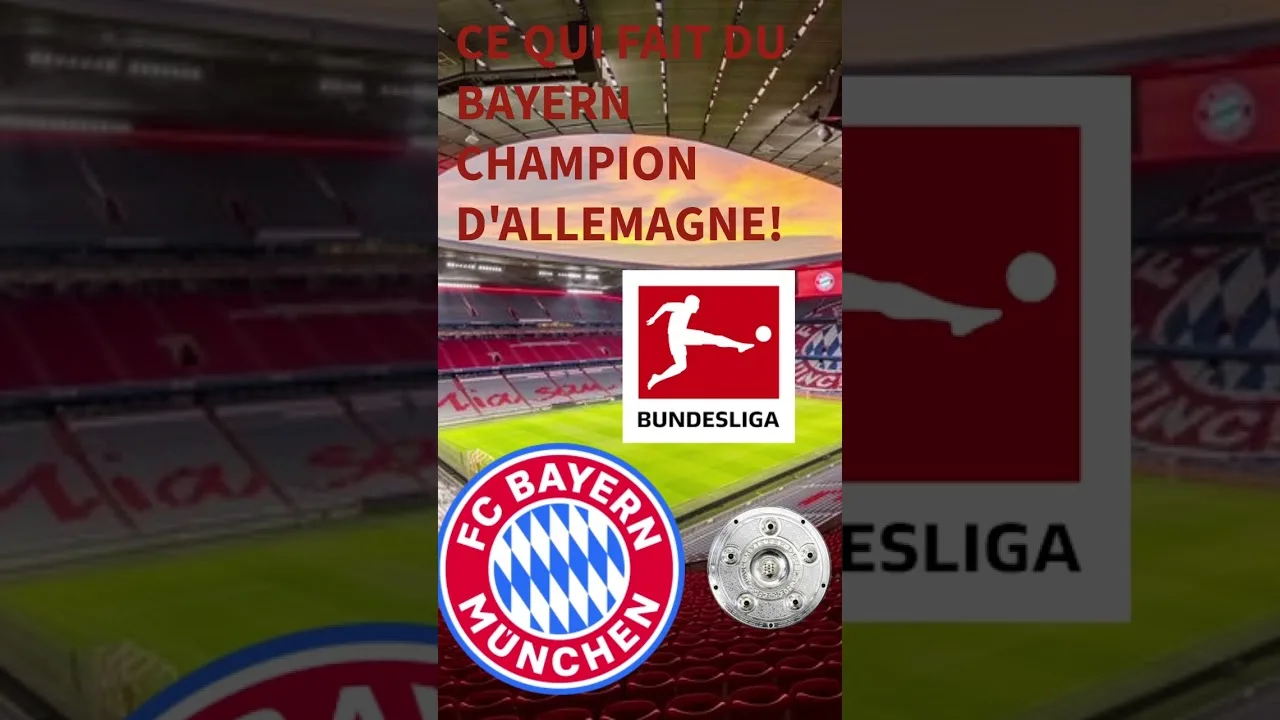 HARRY KANE N’EST PLUS MAUDIT, LE BAYERN EST CHAMPION! #bundesliga #bayernmunich #champion #kane