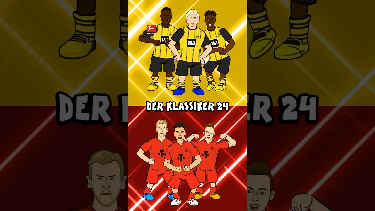 🟡DER KLASSIKER🔴 Full song on @bundesliga #dortmund #bayern #football
