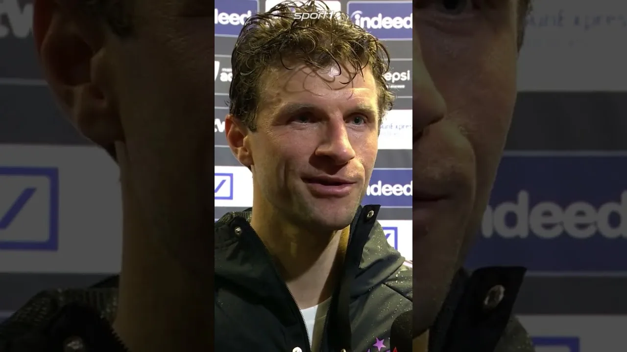 Müller kontert Reporter: « Wir beide lieben unseren Job! » #shorts #müller #fcbayern #fußball #sport1