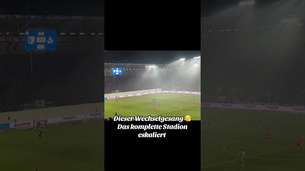 Dieser Wechselgesang 😮‍💨 #bundesliga #ultras #fußball #fans  #fcmagdeburg #magdeburg