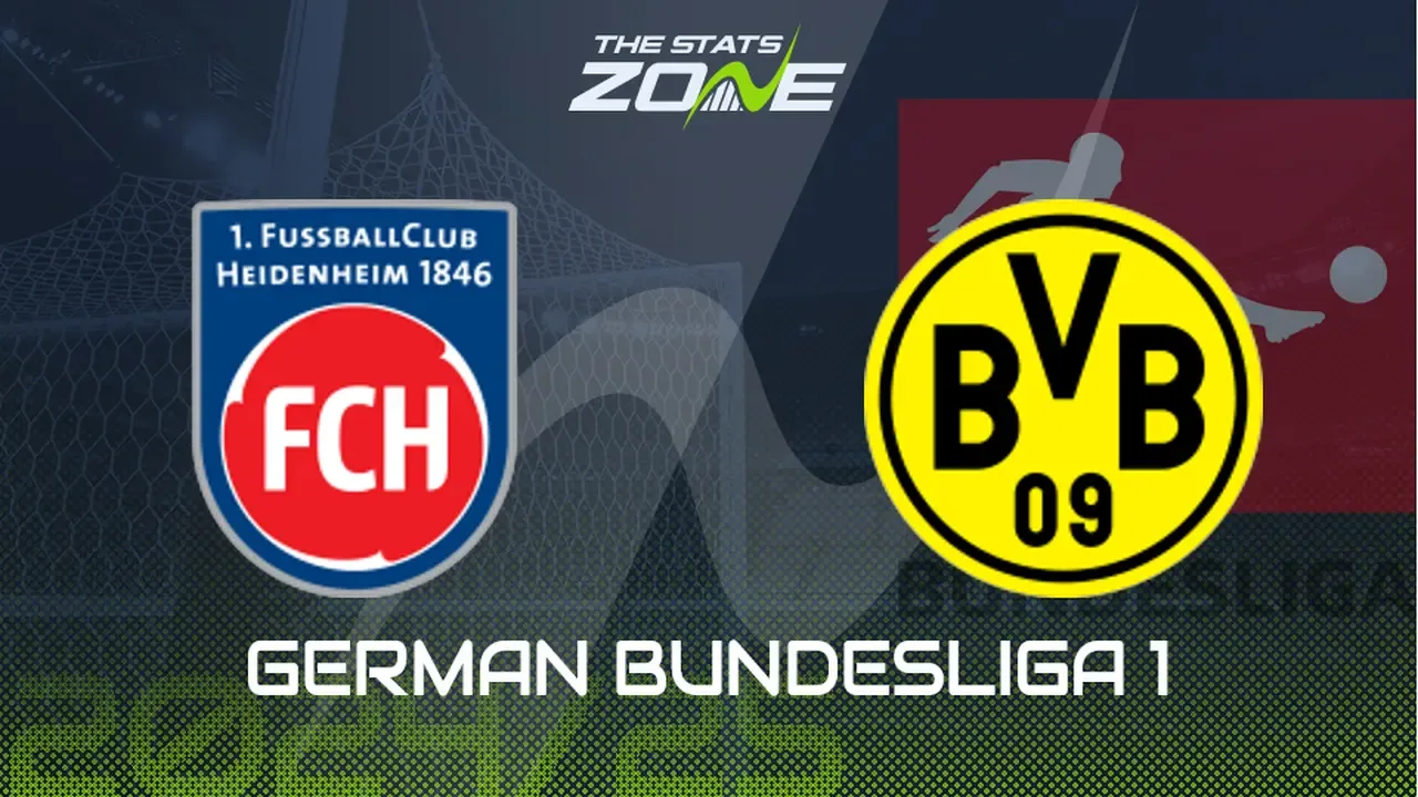 Heidenheim vs Borussia Dortmund Aperçu: Team News & Prediction
