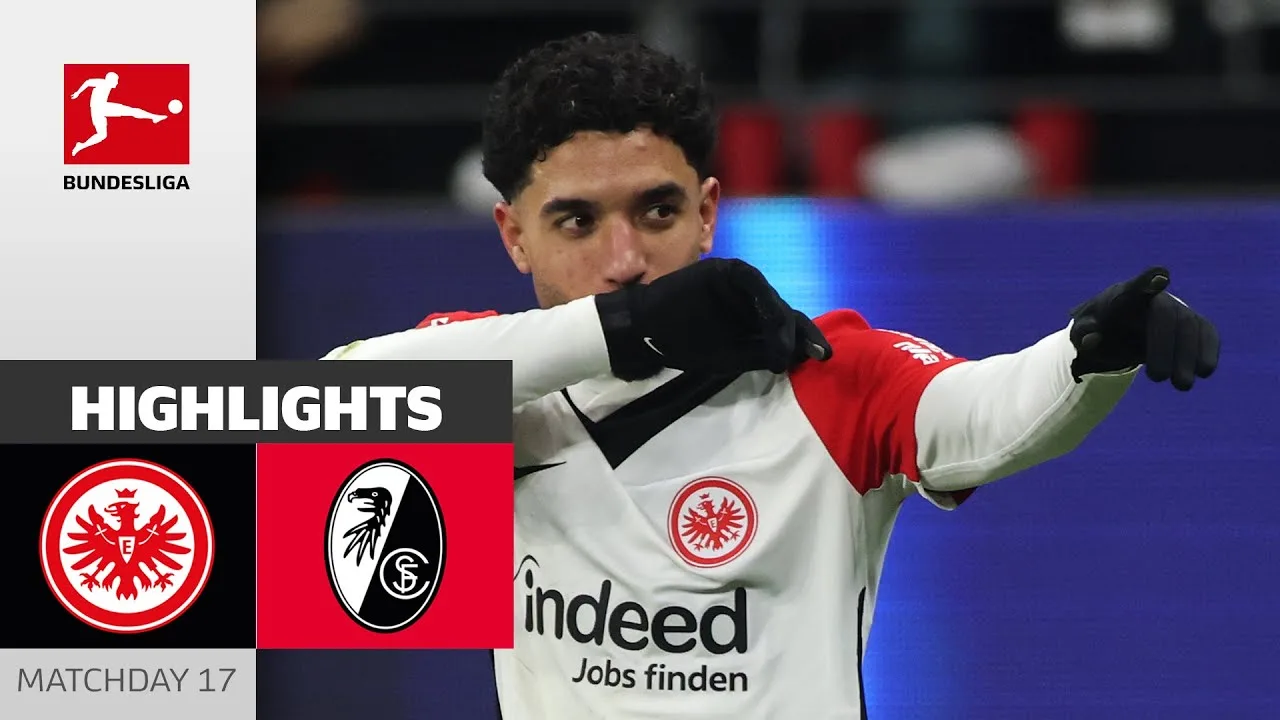 Marmoush brille contre Fribourg | Eintracht Francfort – SC Fribourg 4-1 | Faits saillants | 17e journée